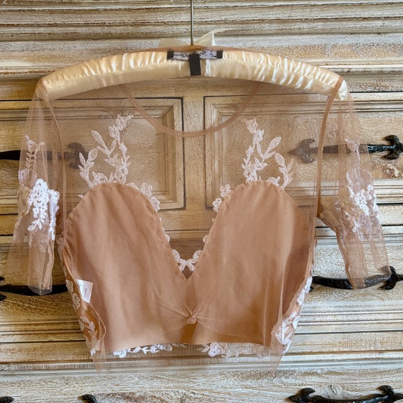 For Love & Lemons Luau Top S Ivory - Picture 5 of 11